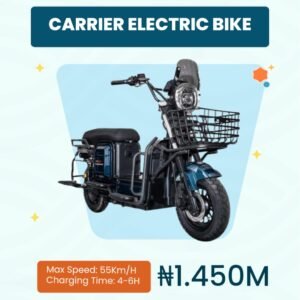 CL003-CARRIER: High-Performance Utility Electric Motorcycle